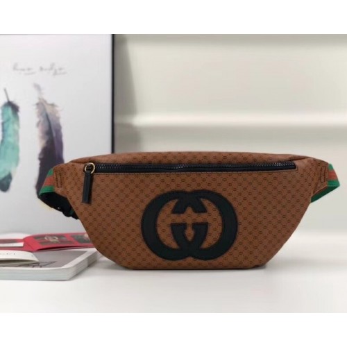 Gucci-Dapper Dan riñonera original 536416 marrón