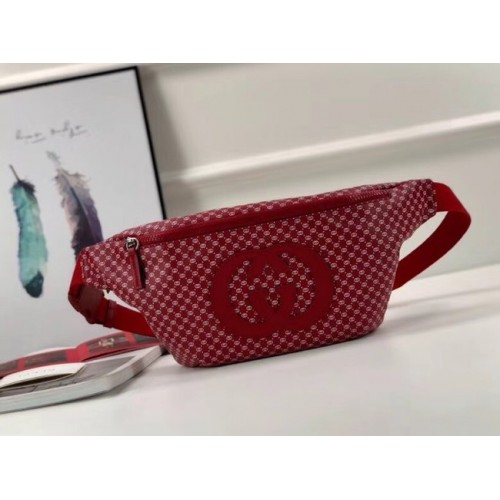 Gucci-Dapper Dan riñonera original 536416 rojo
