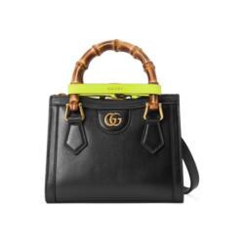 Gucci Diana mini bolso de mano 655661 negro