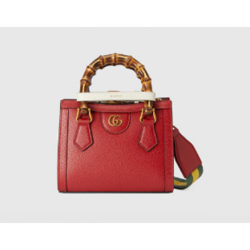 Gucci Diana mini bolso de mano 702732 rojo