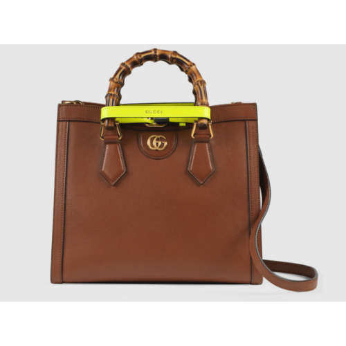 Bolso tote pequeño Diana Gucci 660195 Marrón