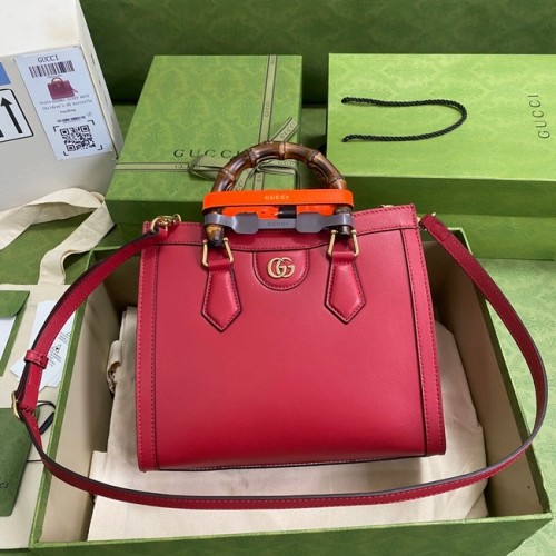 Bolso tote pequeño Diana Gucci 660195 rojo