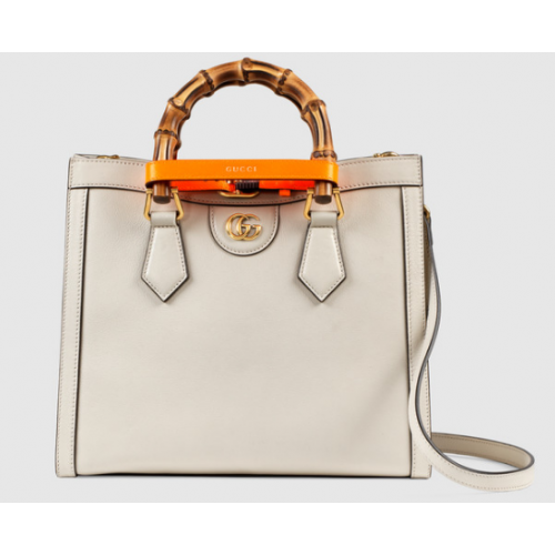 Bolso tote pequeño Diana Gucci 660195 blanco