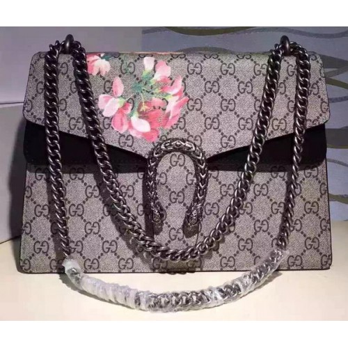 Gucci Dionysus Blooms Bolso de hombro mediano 421970 Negro