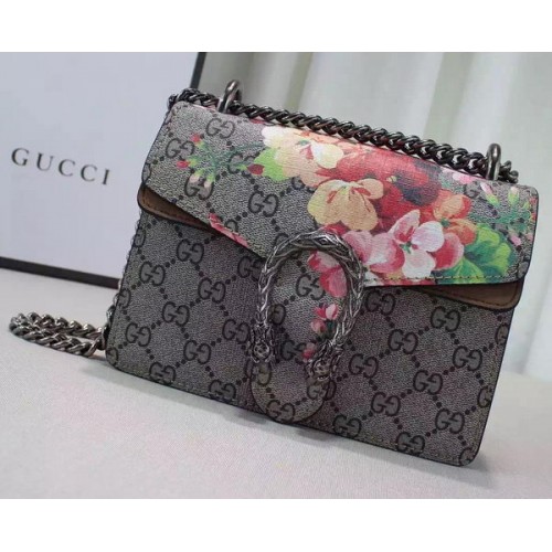 Gucci Dionysus Blooms mini bolso de hombro 421970 Marrón