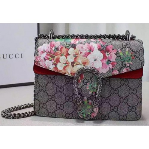 Gucci Dionysus Blooms mini bolso de hombro 421970 rojo