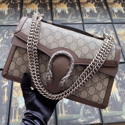 Gucci Dionysus GG bolso de asa superior 621512 Marrón