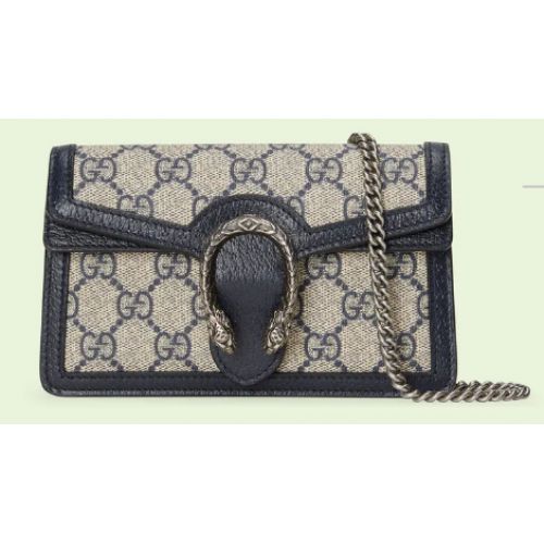 Gucci Dionysus GG super mini bolso 476432 Azul
