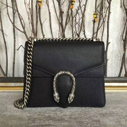 Gucci Dionysus Lichee Patrón Mini Bolso De Hombro 421970 Negro