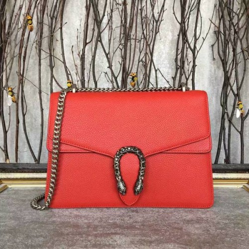 Gucci Dionysus Lichee patrón bolso de hombro 403348 rojo