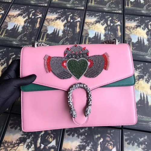 Gucci Dionysus bandolera mediana 403348 rosa