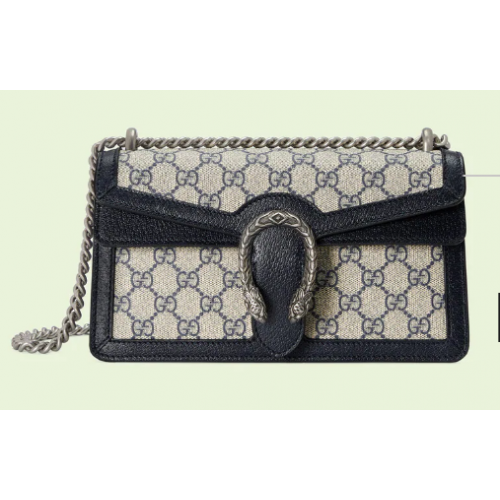 Gucci Dionysus pequeño bolso de hombro GG 499623 azul