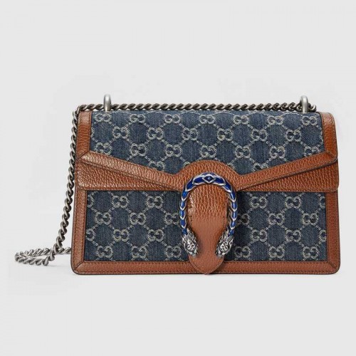 Gucci Dionysus bolso de hombro pequeño 400249 Azul oscuro