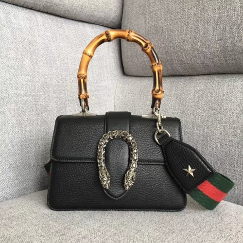 Gucci Dionysus bolso pequeño con asa superior 523367 negro