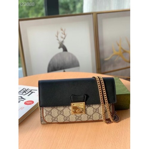 Gucci Dionysus súper mini bolso 658226 negro