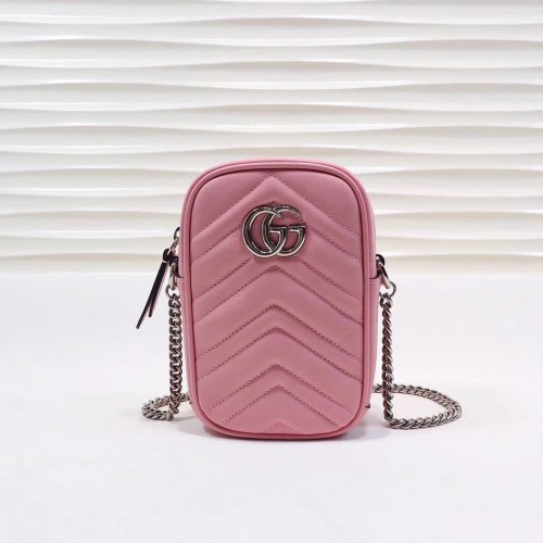 Gucci GG Marmont Mini Bolso 575188 Rosa