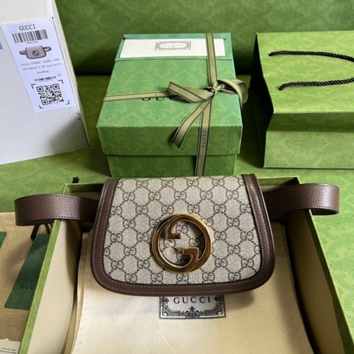 Gucci GG Marmont riñonera 703807 marrón