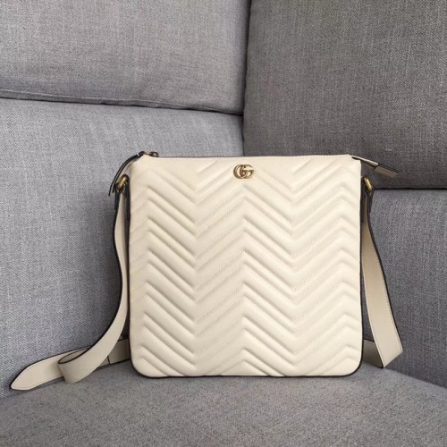 Gucci GG Marmont bandolera 523369 blanco