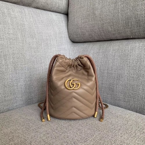 Gucci GG Marmont mini bolso bombonera 575163 albaricoque