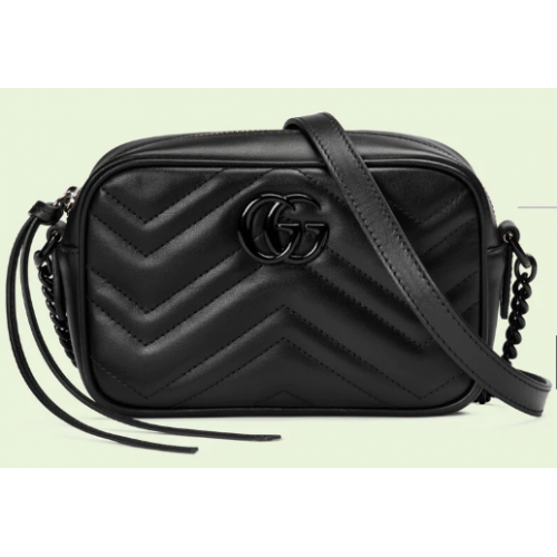 Gucci GG Marmont mini bolso de hombro 634936 negro