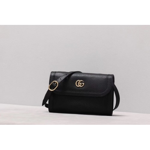 Gucci GG Marmont bolso de hombro pequeño 497984 negro