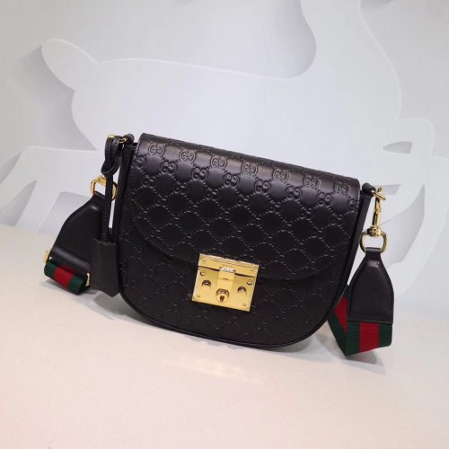 Gucci GG pequeño bolso de hombro 453189 negro