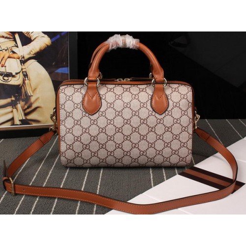 Gucci GG Supreme Top Handle Bag 409529 Trigo