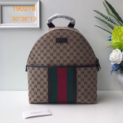 Mochila Gucci GG Supreme 190278 marrón
