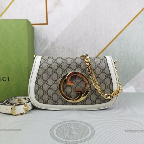 Gucci GG Supreme lienzo Blondie bolso de hombro 699268 blanco