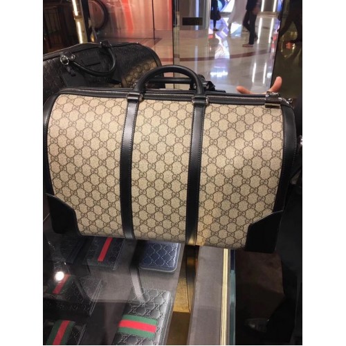 Gucci GG Supreme bolsa de viaje 406380 negro