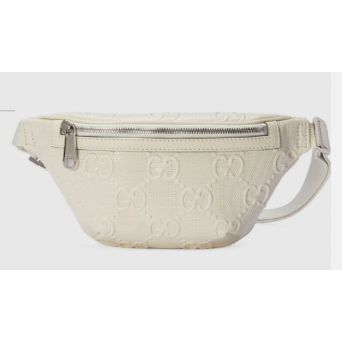 Gucci GG riñonera en relieve 658582 blanco