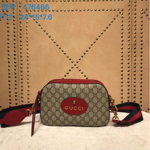 Gucci GG ophidia Canvas Messenger Bag 476466 Rojo