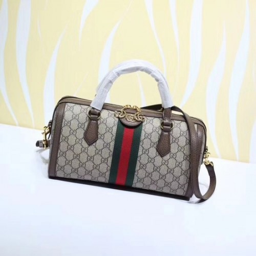 Gucci GG lona original ophidia Tote Bag 524532 marrón