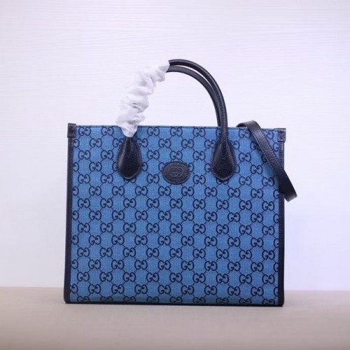 Bolso tote pequeño Gucci GG 659983 azul