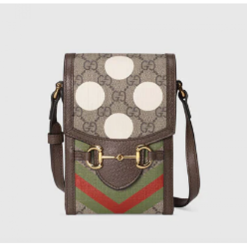 Gucci Horsebit 1955 minibolso 625615 Marrón