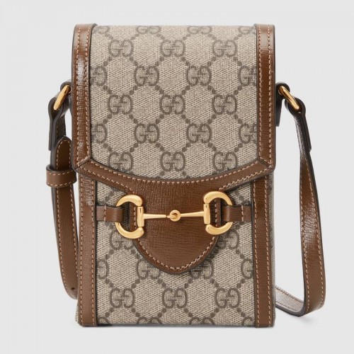 Gucci Horsebit 1955 mini bolso 625615 marrón