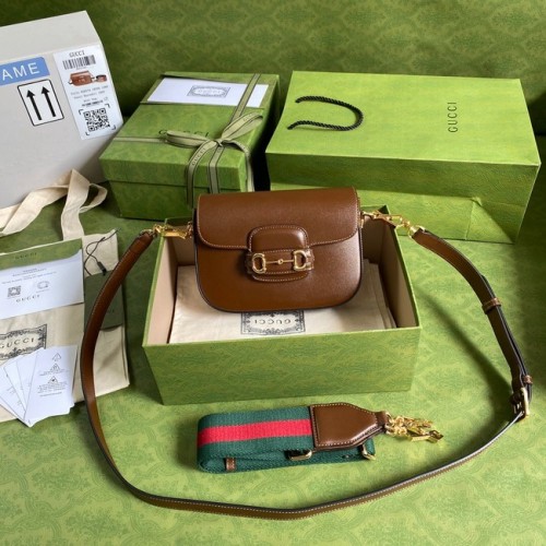 Gucci Horsebit 1955 mini bolso 658574 caramelo