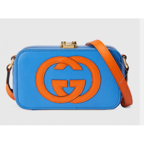 Minibolso Gucci Interlocking G 658230 Azul