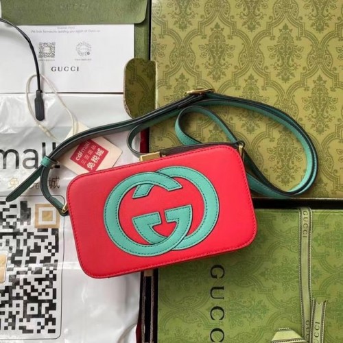 Gucci Interlocking G mini bolso 658230 rojo