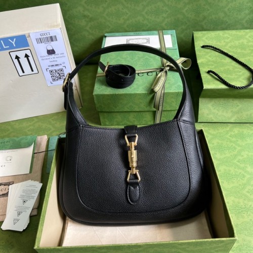 Gucci Jackie 1961 Mini bolso de cuero 675799 negro