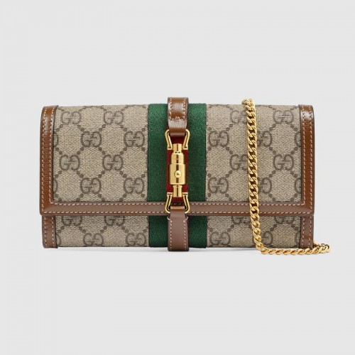 Cartera con cadena Gucci Jackie 1961 652681 Marrón