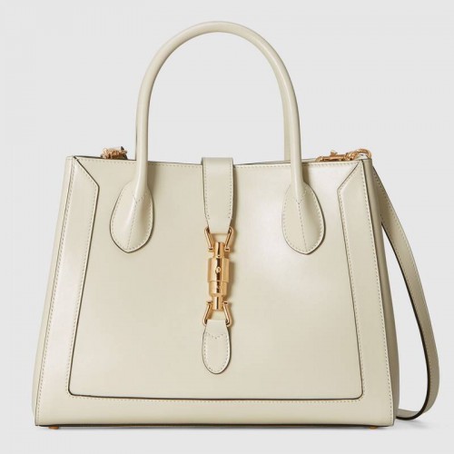 Gucci Jackie 1961 bolso de mano mediano 649016 blanco