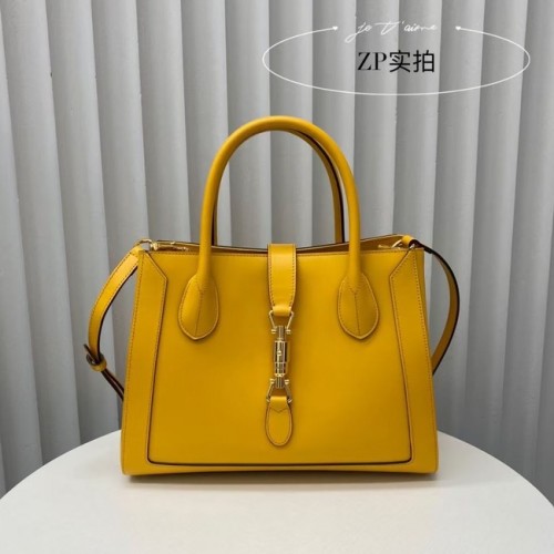 Gucci Jackie 1961 bolso de mano mediano 649016 amarillo