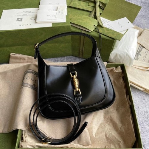 Gucci Jackie 1961 mini bolso hobo 637091 negro