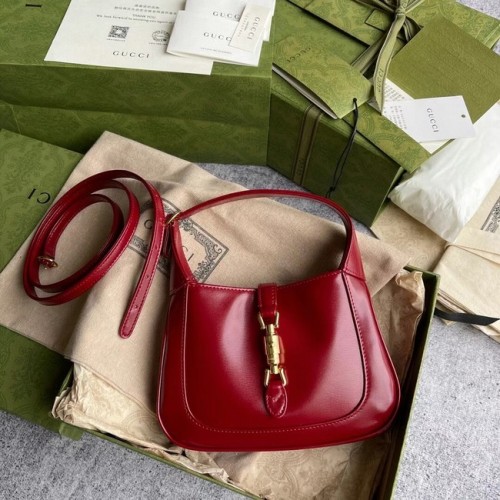 Gucci Jackie 1961 mini bolso hobo 637091 rojo