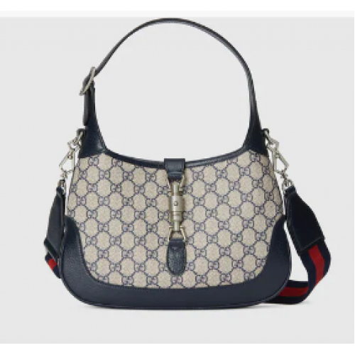 Gucci Jackie 1961 pequeño bolso de hombro GG 678843 azul