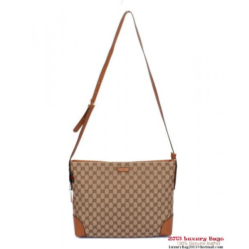Bolso bandolera de lona con GG original grande de Gucci 308930 F4CSN 8527