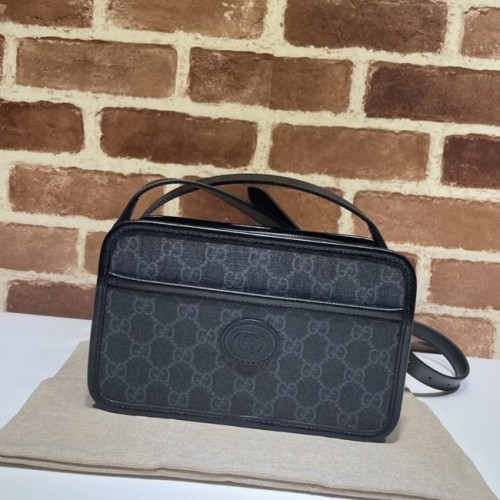 Gucci Bolsa de mensajero 658572 negro