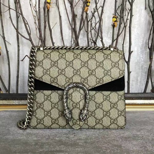 Gucci Mini Dionysus GG Bolso de hombro de lona 421970 Negro Gucci Mini Dionysus GG Bolso de hombro de lona 421970 Negro
