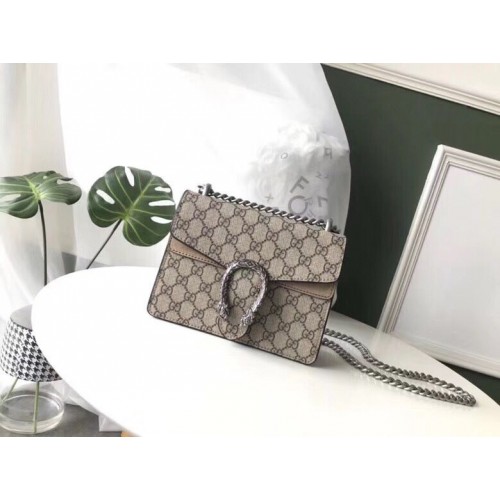 Gucci Mini Dionysus GG Bolso de hombro de lona 421970 Caqui